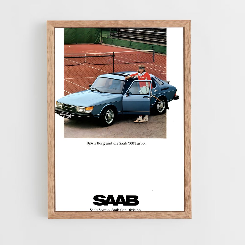 Poster Turbo Nostalgia – affiche Saab (vue 4)